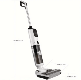 PSK12  floor cleaner dry wet vacuum cleaner, cordless mop cleaner 170W/14.2Kpa 2in1 handheld vacuum cleaner life 40 minutes voice prompt + display