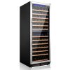 SOTOLA 24 inch Dual Zone Wine Cooler Refrigerator, 152 Bottle Large Capacity Fast Cooling Low Noise