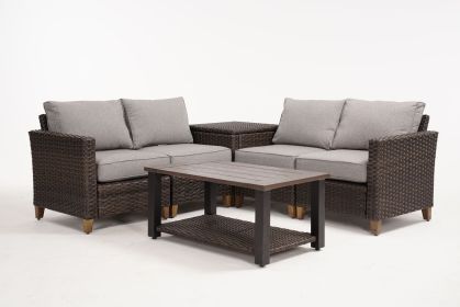 Grand Patio Sofa Set, 6 Pieces