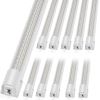 VEVOR 10 Pack LED Shop Light, 8 FT, 80W Linkable Shop Light Fixture