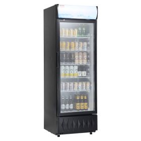 VEVOR Commercial Merchandiser Refrigerator, 12.2 Cu.Ft / 345L Beverage Refrigerator Cooler Merchandiser