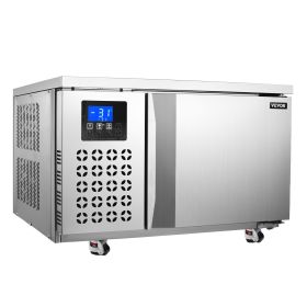 80L Commercial Blast Freezer 3 Trays Blast Chiller Chest Seafood Ice Cream