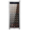 VEVOR 80-Bottle Wine Cooler Dual Zone Freestanding Refrigerator LED Light Lock