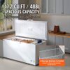 VEVOR Chest Freezer, 17.2 Cu.ft / 488 L Large Deep Freezer & 4 Removable Baskets