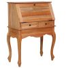 Secretary Desk 30.7"x16.5"x40.6" Solid Mahogany Wood