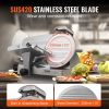 VEVOR Meat Slicer, 340W Electric Deli Food Slicer with 10" SUS420 Stainless Steel Blade and Built-in Sharpening Stone