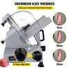 VEVOR Commercial Meat Slicer, 320W Electric Deli Food Slicer, 12 inch Carbon Steel Blade Electric Food Slicer, 350-400RPM Meat Slicer