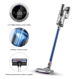 PSQ80 22Kpa powerful suction vacuum cleaner, 150W wireless vacuum, cordless handheld vacuum cleaner, 2200mAh, 30-minute battery life, SUS+HEPA filter (PSQ80: PSQ80b)