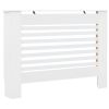 Radiator Covers 2 pcs White 44.1"x7.5"x32.1" MDF