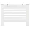 Radiator Covers 2 pcs White 44.1"x7.5"x32.1" MDF