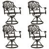 5 Piece Bistro Set Cast Aluminum Bronze