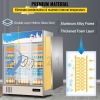 VEVOR Commercial Refrigerator,Display Fridge Upright Beverage Cooler, Glass Door with LED Light for Home, Store, Gym or Office