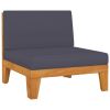 12 Piece Patio Lounge Set with Cushions Solid Acacia Wood